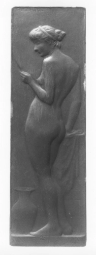 Abel Lafleur - Femme nue, de dos, au miroir