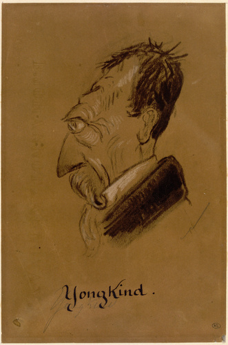 Nadar - Portrait-charge de Jongkind
