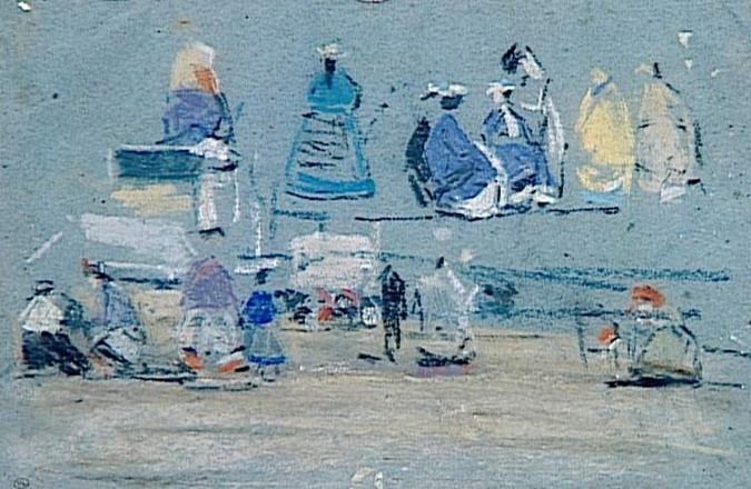 La Rade de Villefranche - Eugène Boudin | Musée d'Orsay