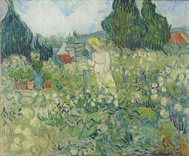 Vincent Van Gogh - Mademoiselle Gachet dans son jardin à Auvers-sur-Oise