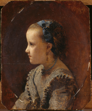 Léon Bonnat - Portrait de jeune fille
