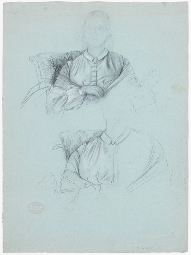 Etude pour M. et Mme Edmond Morbilli - Edgar Degas