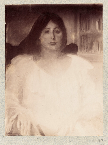 Anonyme - Reproduction photographique d'une peinture représentant Lili Grenier