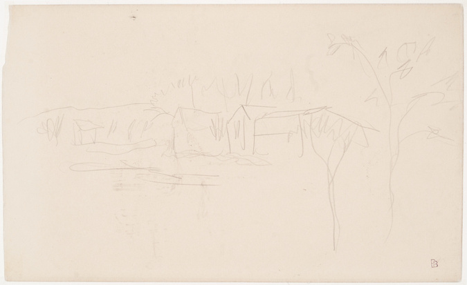 Pierre Bonnard - Page d'étude avec personnages, chevaux et cavaliers et jambes