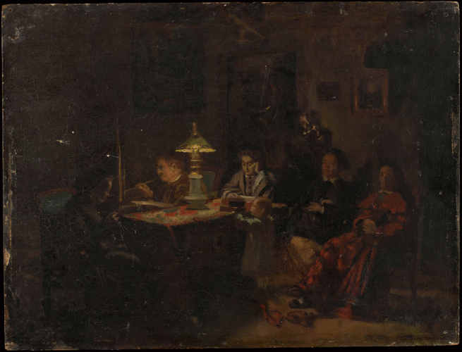 Alexandre Falguière - Soirée chez un artiste près de Rambouillet