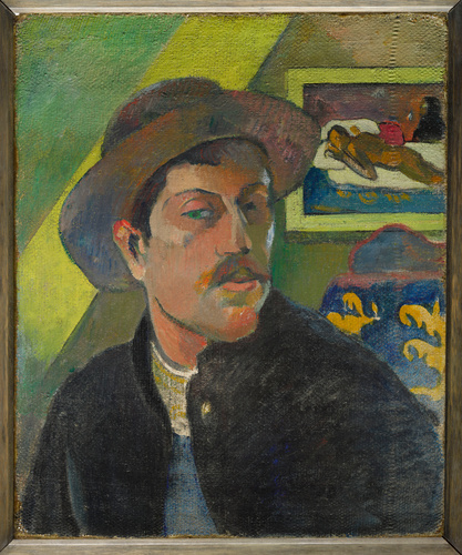Paul Gauguin - Portrait de l'artiste (recto) ; Portrait de William Molard (verso...