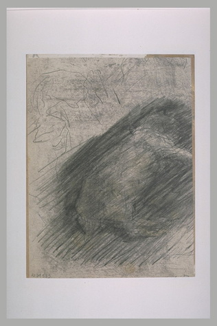 James Ensor - Chat couché, et étude de main