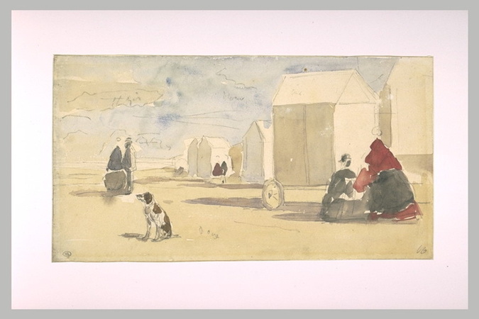 La Rade de Villefranche - Eugène Boudin | Musée d'Orsay