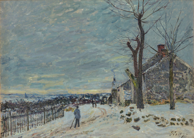 Allée de peupliers aux environs de Moret-sur-Loing - Alfred Sisley