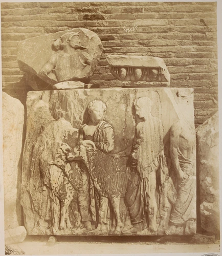 Philippos Margaritis - Fragments de l'Acropole ?, personnages avec un bouc