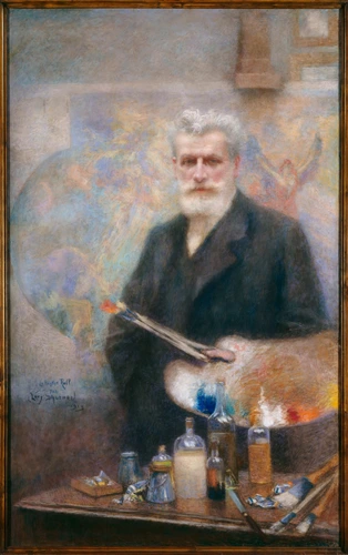 Lucien Lévy-Dhurmer - Portrait d'Alfred Roll