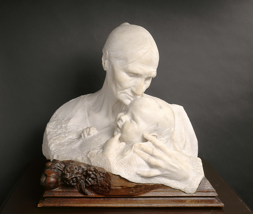 Jean Dampt - Baiser de l'aïeule
