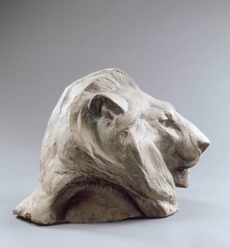 Frédéric-Auguste Bartholdi - Tête d'étude pour une première version du "Lion de ...