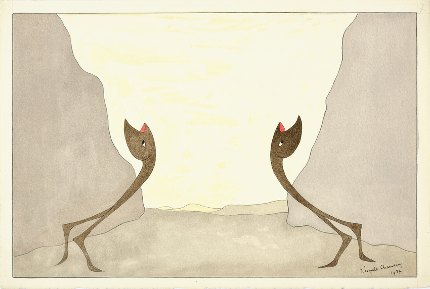 Léopold Chauveau - Paysage monstrueux