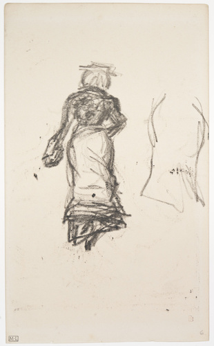 Pierre Bonnard - Femme marchant, vue de dos