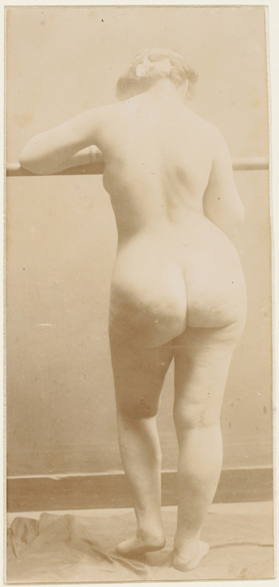 François-Rupert Carabin - Femme nue debout de dos, tête baissée