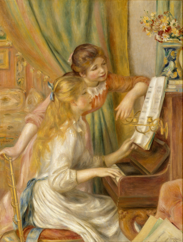 Auguste Renoir - Jeunes filles au piano