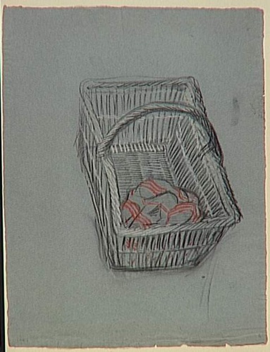 Théophile Alexandre Steinlen - Etude d'un panier