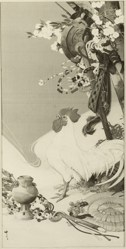 Kiyo-o Kawamura - Le Coq blanc