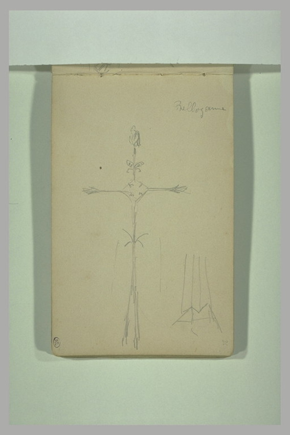 François Pompon - Croquis d'un crucifix