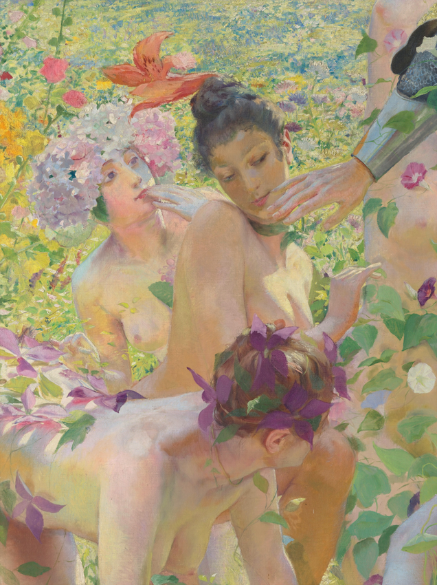 Le Chevalier aux fleurs - Georges Rochegrosse