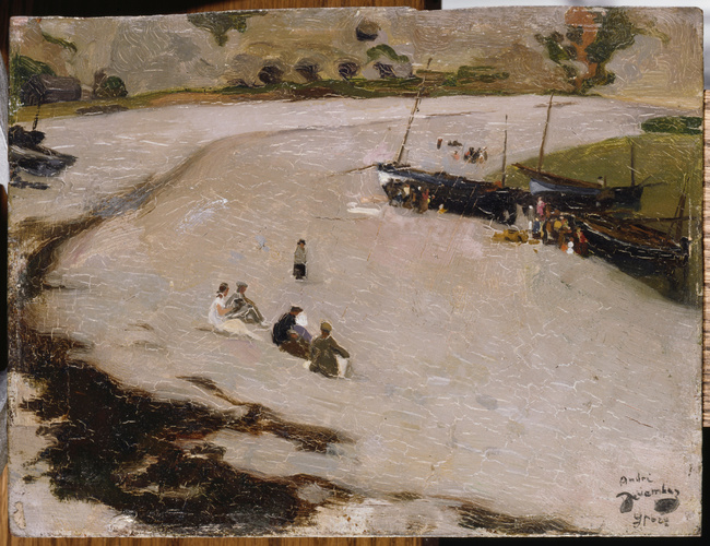 André Devambez - Plage d'Yport