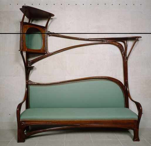 Hector Guimard - Banquette de fumoir}