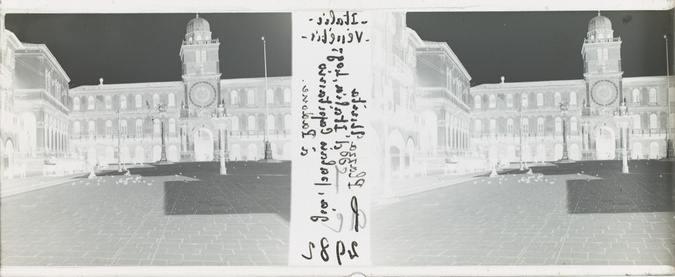 E. Serve-Louvat - Plazza Unita d'italie, loggia, palais Capitanio à Padoue, Véné...
