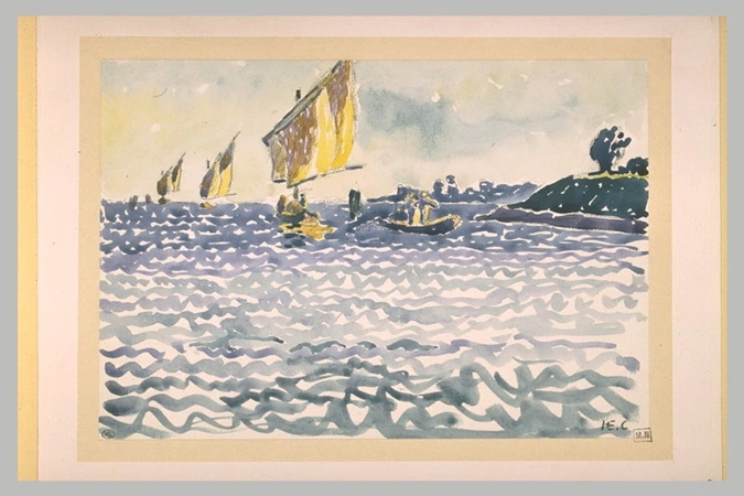 Henri-Edmond Cross - Les barques