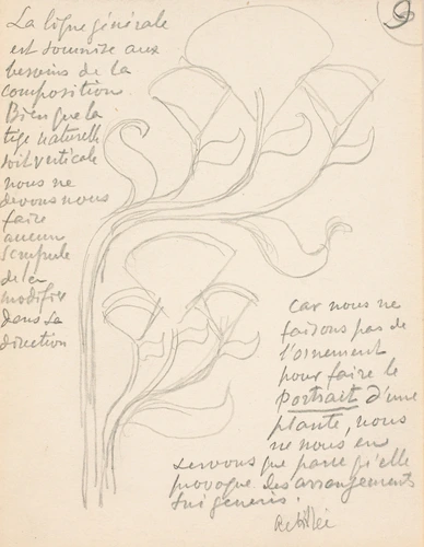 Eugène Grasset - Fleur d'achillée