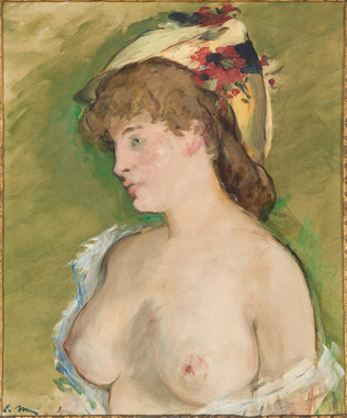 Edouard Manet - La Blonde aux seins nus