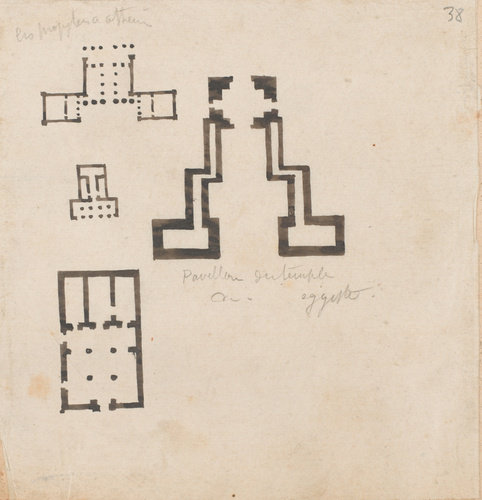 Louis Boitte - Quatre plans de temples