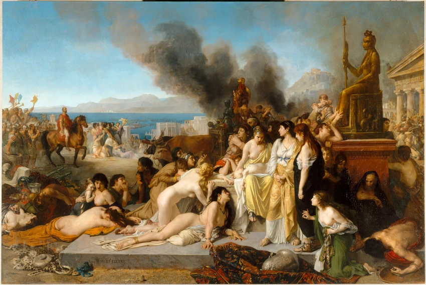 Tony Robert-Fleury - Le Dernier Jour de Corinthe