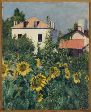 Les Soleils, jardin du Petit Gennevilliers - Gustave Caillebotte