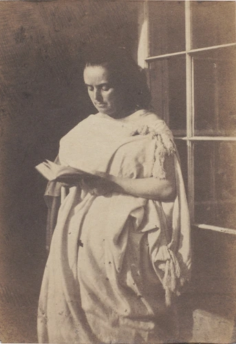 Auguste Vacquerie - Madame Victor Hugo lisant "Les Châtiments" à la porte de la ...