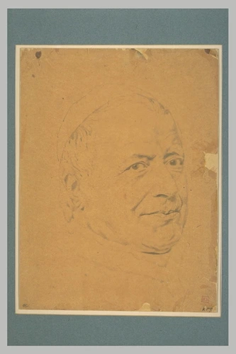 Ferdinand Gaillard - Etude pour le portrait de Pie IX