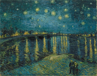 Tableau nuit van on sale gogh