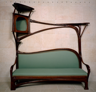 Hector Guimard - Banquette de fumoir