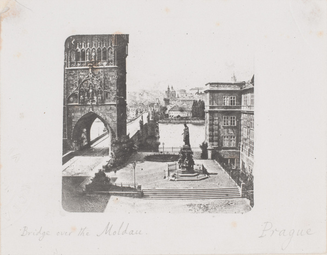 William Henry Fox Talbot - Bridge over the Moldau, Prague