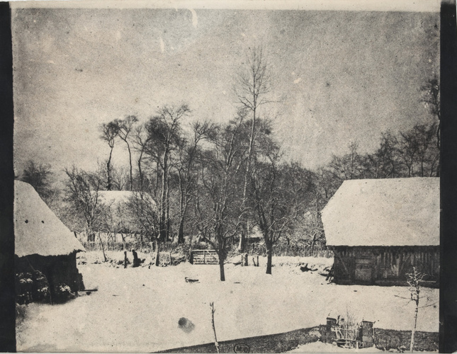 Adolphe Humbert de Molard - Fermes sous la neige, Argentelle