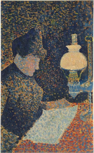 Femme sous la lampe - Paul Signac