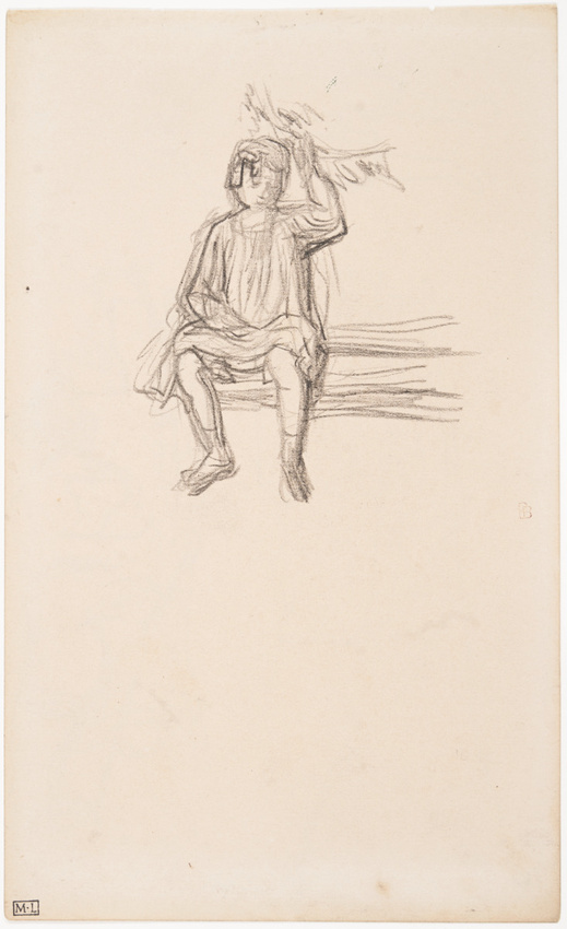 Pierre Bonnard - Petite fille assise
