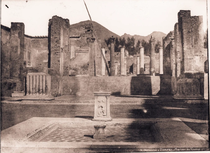 Alfred-Nicolas Normand - Pompei, maison du Faune