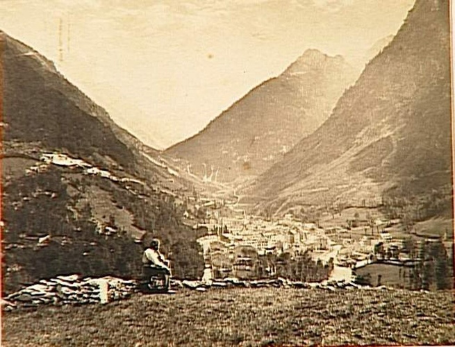Cauterets, vue générale depuis le mamelon Vert