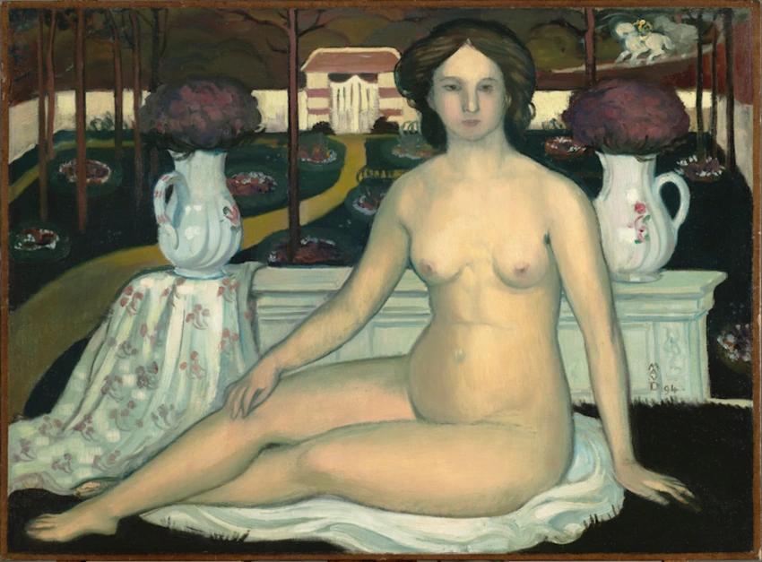 La Dame au jardin clos - Maurice Denis
