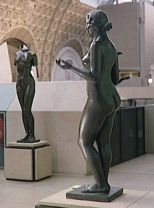 Figure centrale du groupe des Trois nymphes - Aristide Maillol
