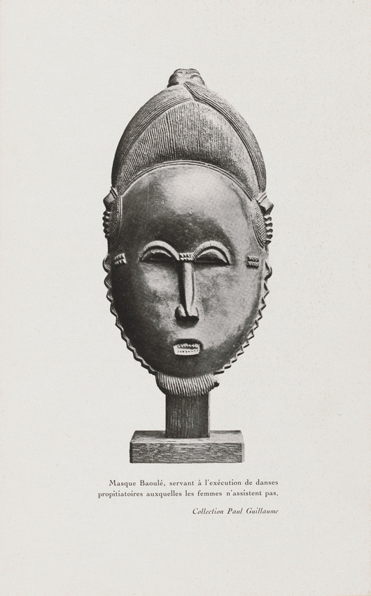 Guillaume Apollinaire - Catalogue d'exposition : Première exposition d'Art Nègre...