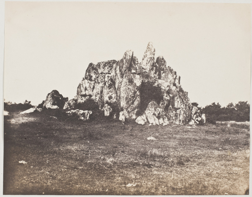 Charles Hugo - Le Rocher des Sorcières (Rocque Berg) à Saint-Clément