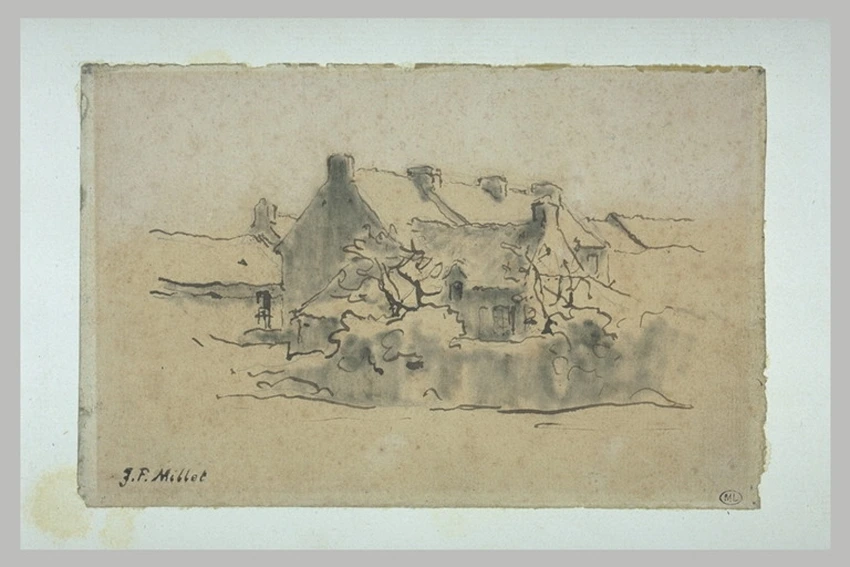 Maisons rustiques JeanFrançois Millet Musée d'Orsay