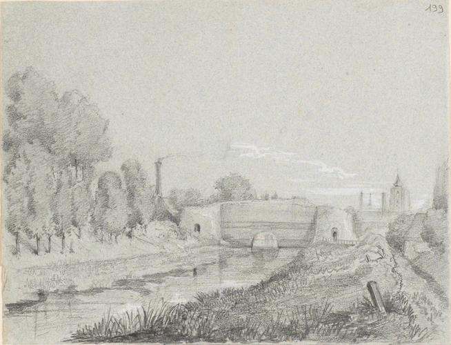 Zélia Boitte - Ypres, vue de la campagne près du village